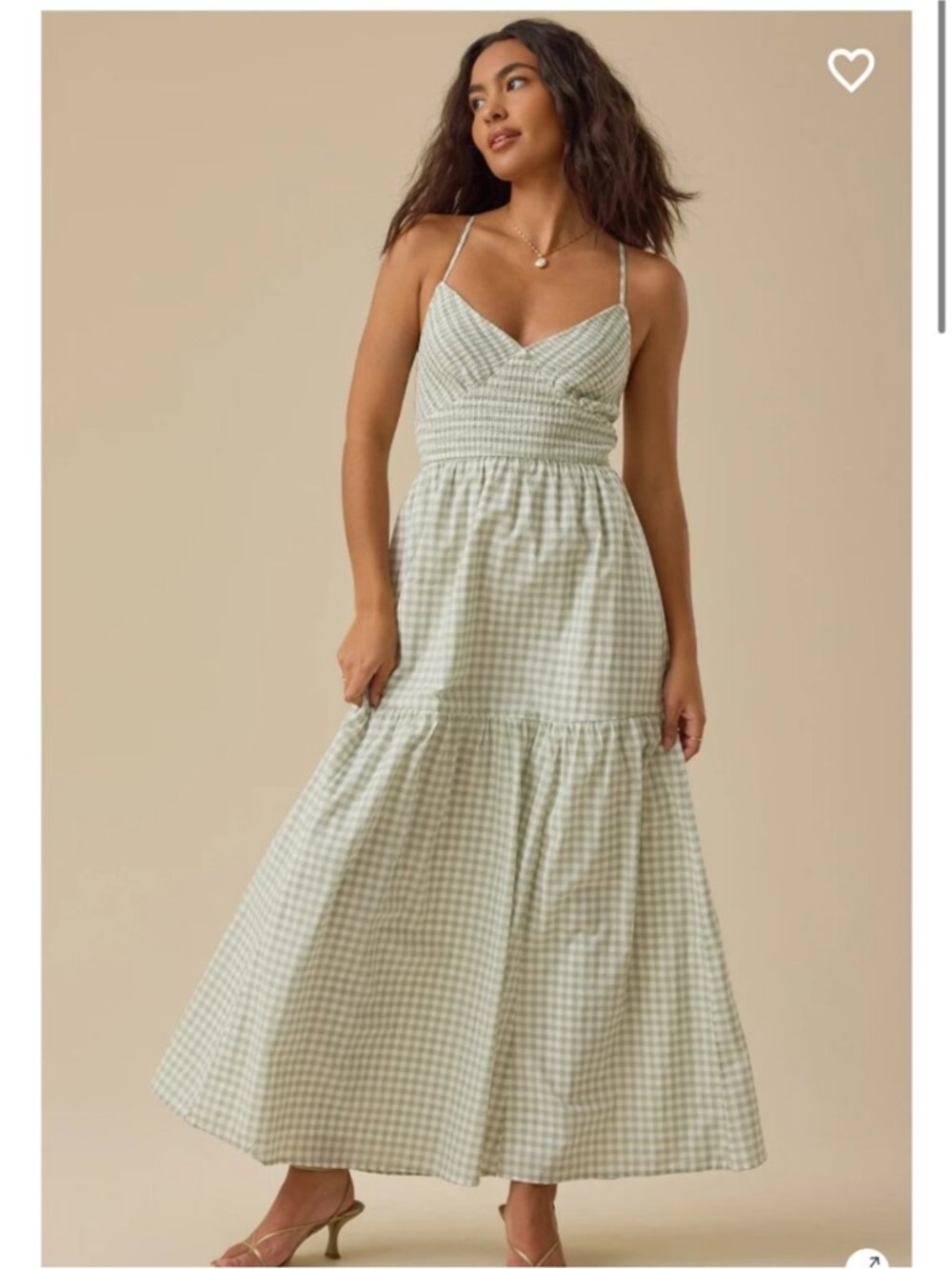 Altar’d State Maxi Dress - Light Sage